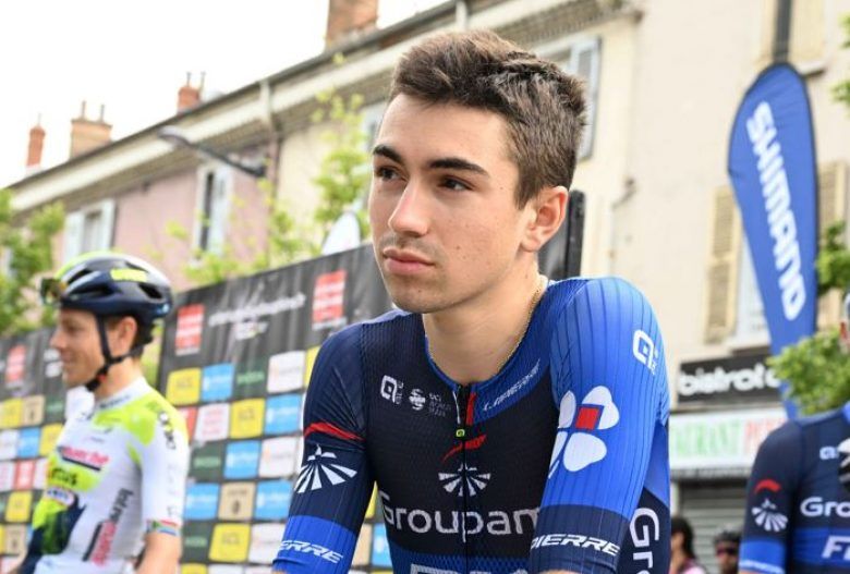 Lenny Martinez leader de la Groupama-FDJ au Ventoux