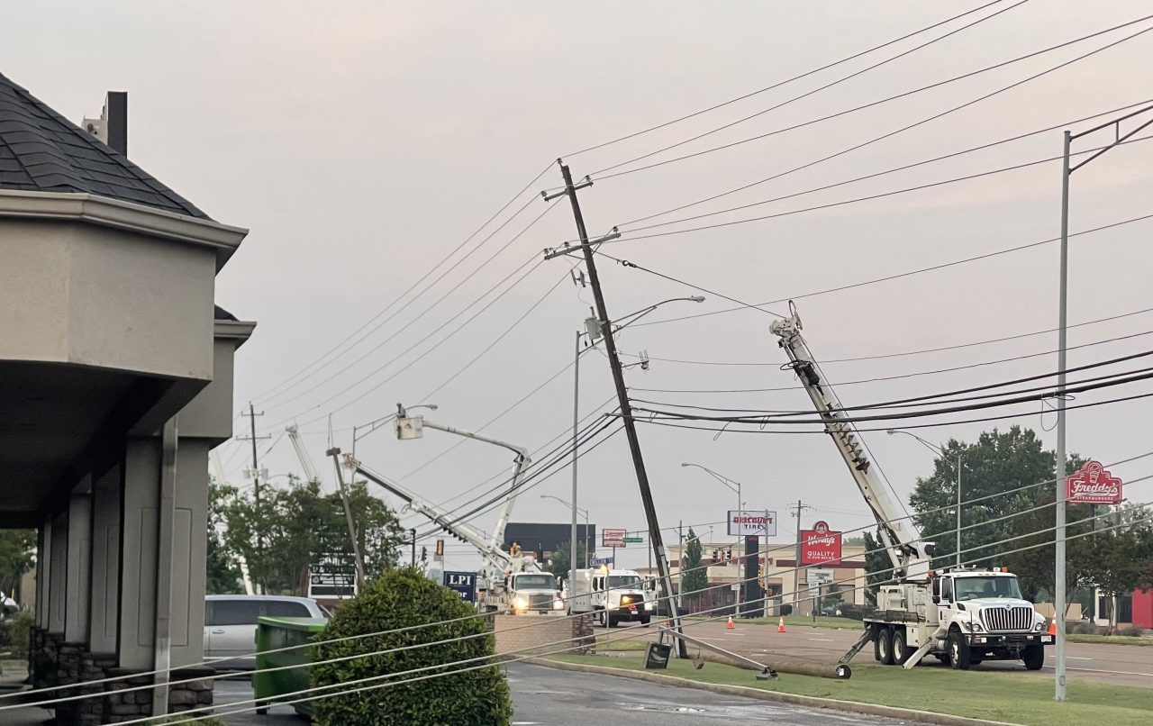 Storm causes major power, traffic light outages in Cordova, Germantown