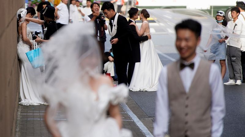 China records fewest marriages in more than three decades as population crisis looms