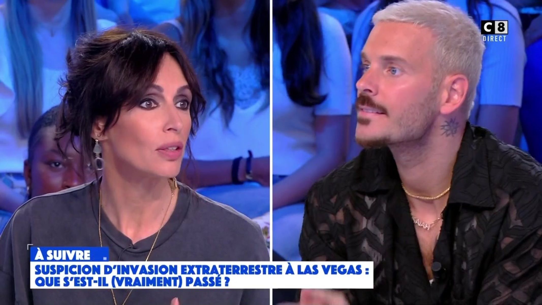 "Ta femme regarde ?" : Matt Pokora décontenancé dans TPMP face aux éloges appuyés de Géraldine Maillet