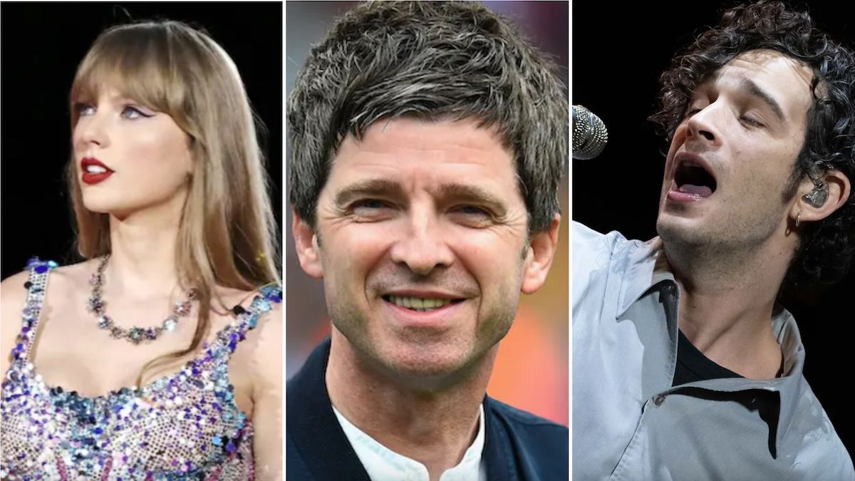 Noel Gallagher Takes Credit for Taylor Swift and Matty Healy's Breakup