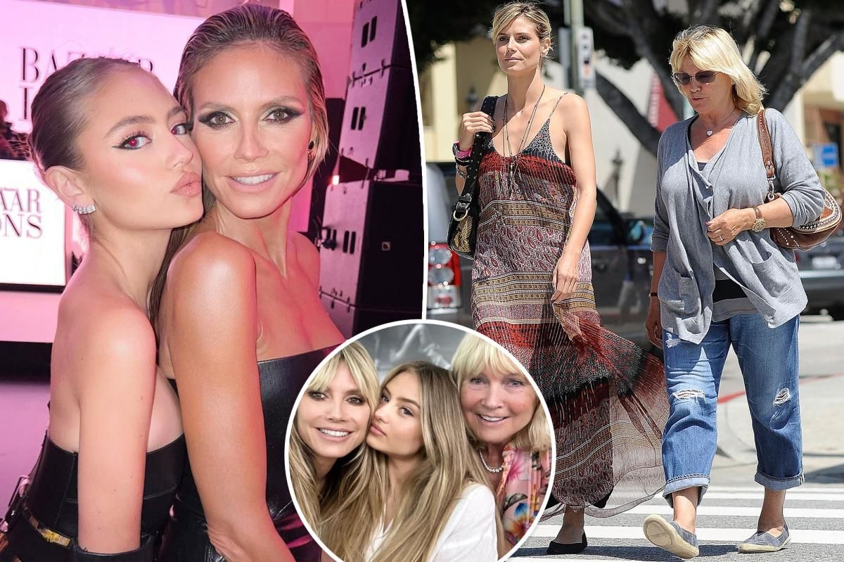 Heidi Klum posts rare three-generation pic with mom Erna, daughter Leni