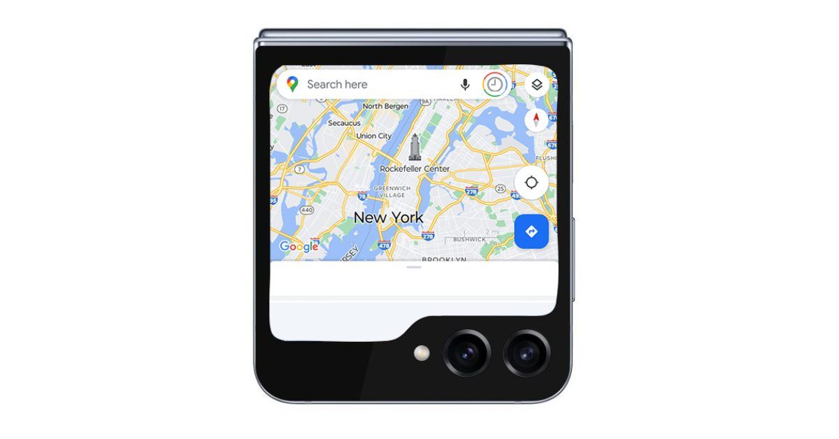Galaxy Z Flip 5 cover display gets Google apps