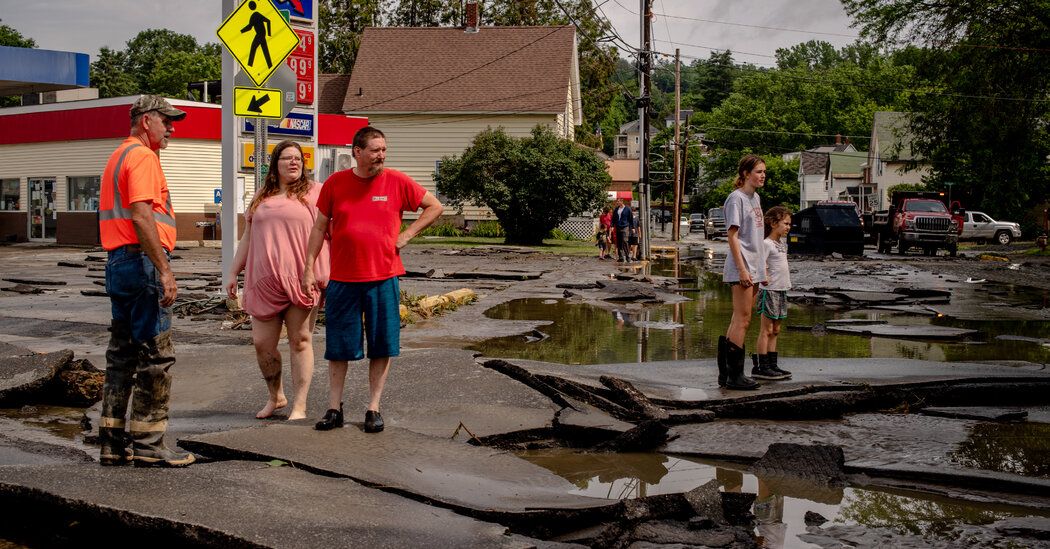 Flooding in Vermont Devastates Cities and Small Towns