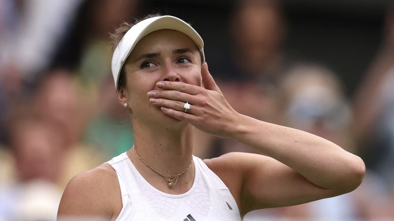 Elina Svitolina says ‘war made me stronger’ as Ukraine tennis star continues remarkable run