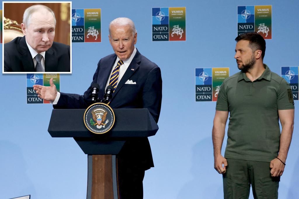 Biden calls Zelensky 'Vladimir' during NATO remarks