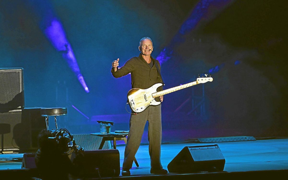 La classe royale de Sting aux Vieilles Charrues [Vidéo]