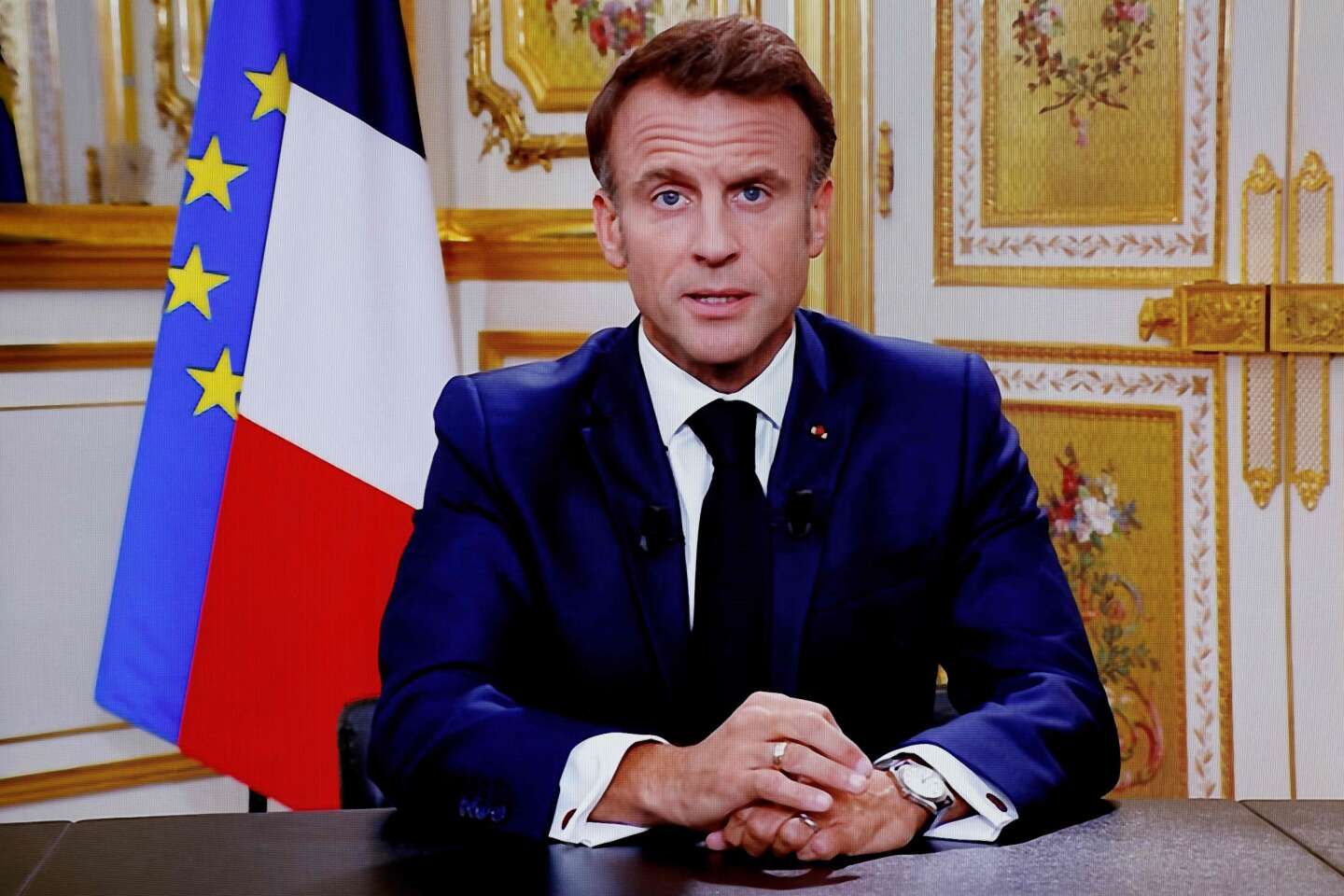 Après l’attaque terroriste du Hamas en Israël, Emmanuel Macron appelle la France à ne pas céder à la " division "