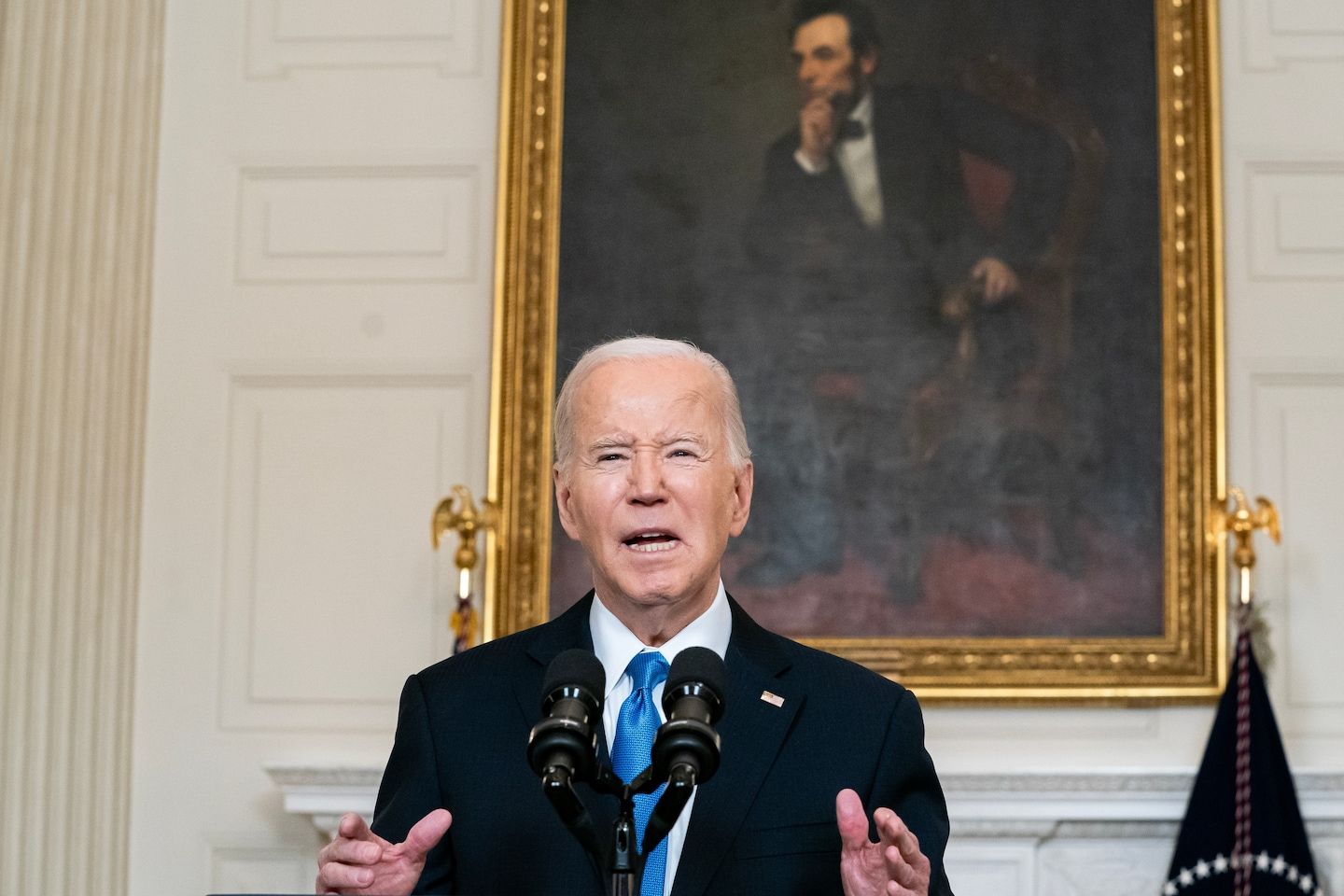 Biden forcefully condemns Trump’s NATO comments as ‘un-American’