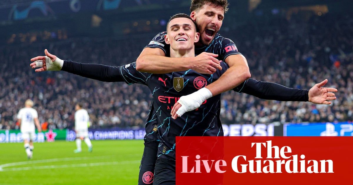 FC Copenhagen 1-3 Manchester City: Champions League last 16, first leg - live