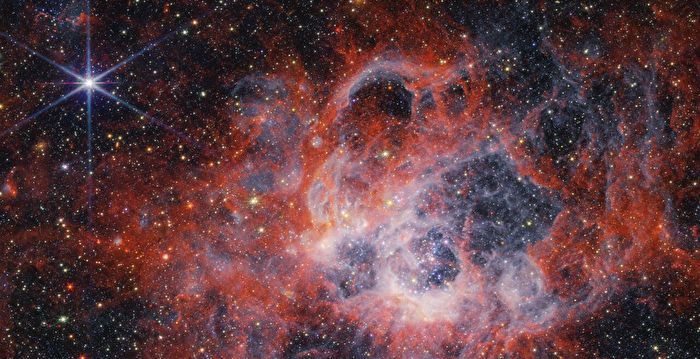 NASA拍到恆星形成區NGC 604精細圖片