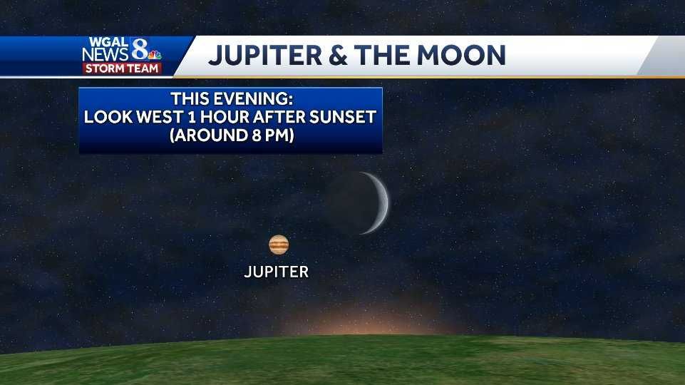 Moon, Jupiter to meet in night sky