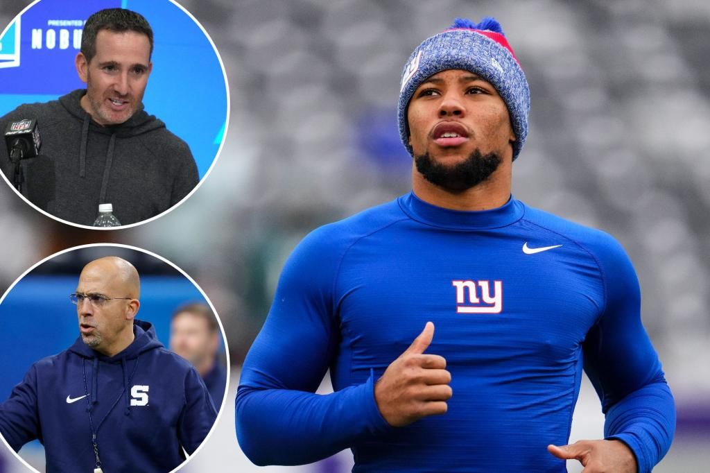 Eagles deny Saquon Barkley tampering after James Franklin comments