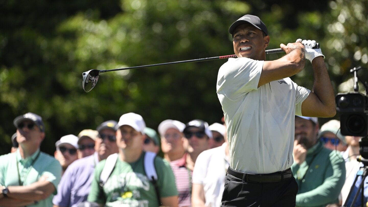 Tiger Woods shoots worst-ever major score as a pro Saturday at Masters Tournament