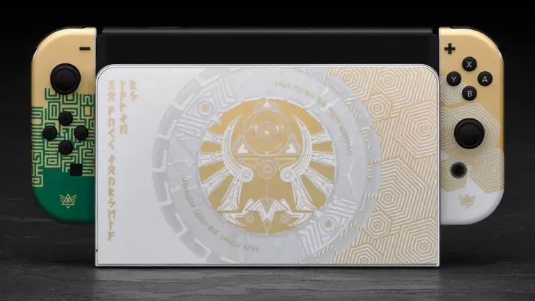 Peripheral company hides "go f**k yourself lawyers" message in their Zelda Switch OLED clone skin