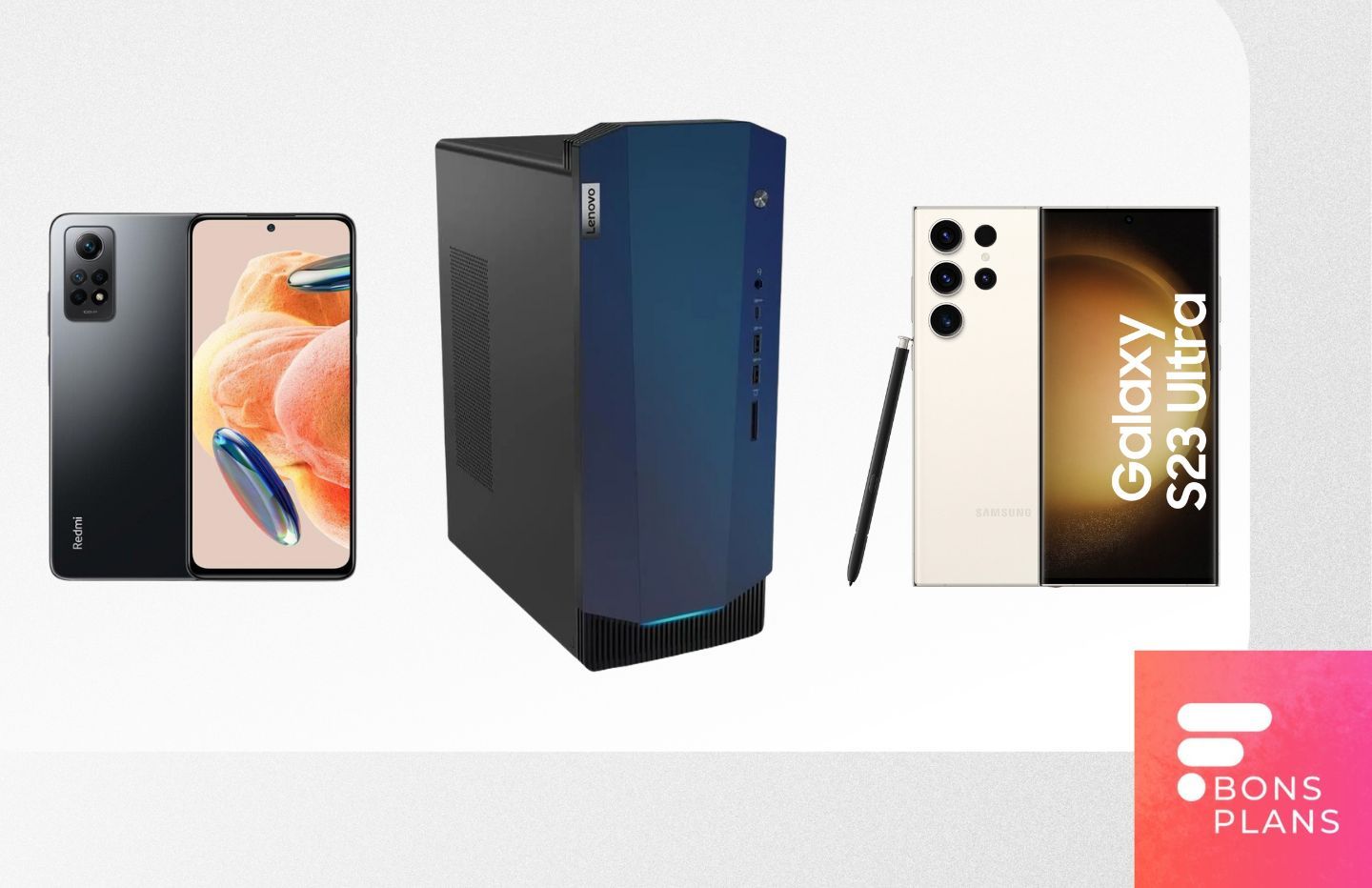 Grosse baisse de prix S23 Ultra, PC fixe gaming pas cher et Redmi Note 12 Pro avec 150 € de moins - les deals de la semaine