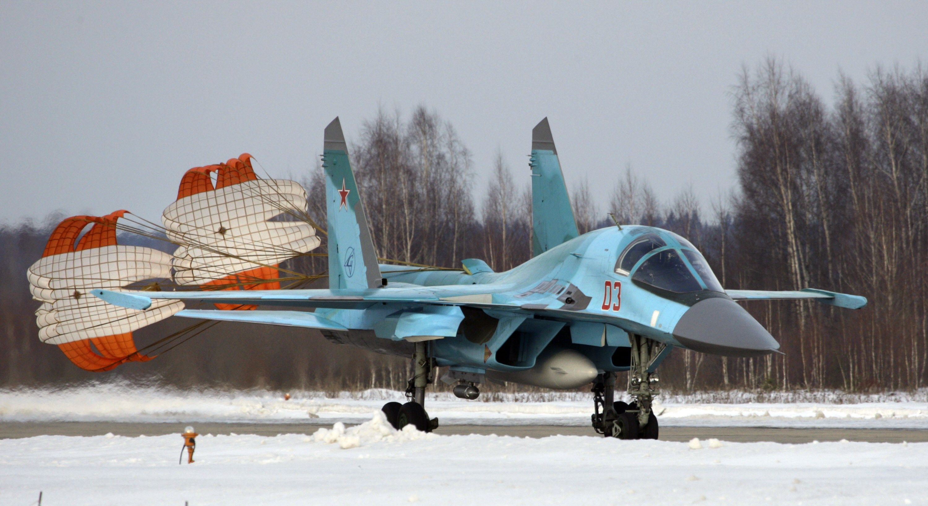 Russian Helicopter and Su-34 Jet Crash to the Ground in Bryansk