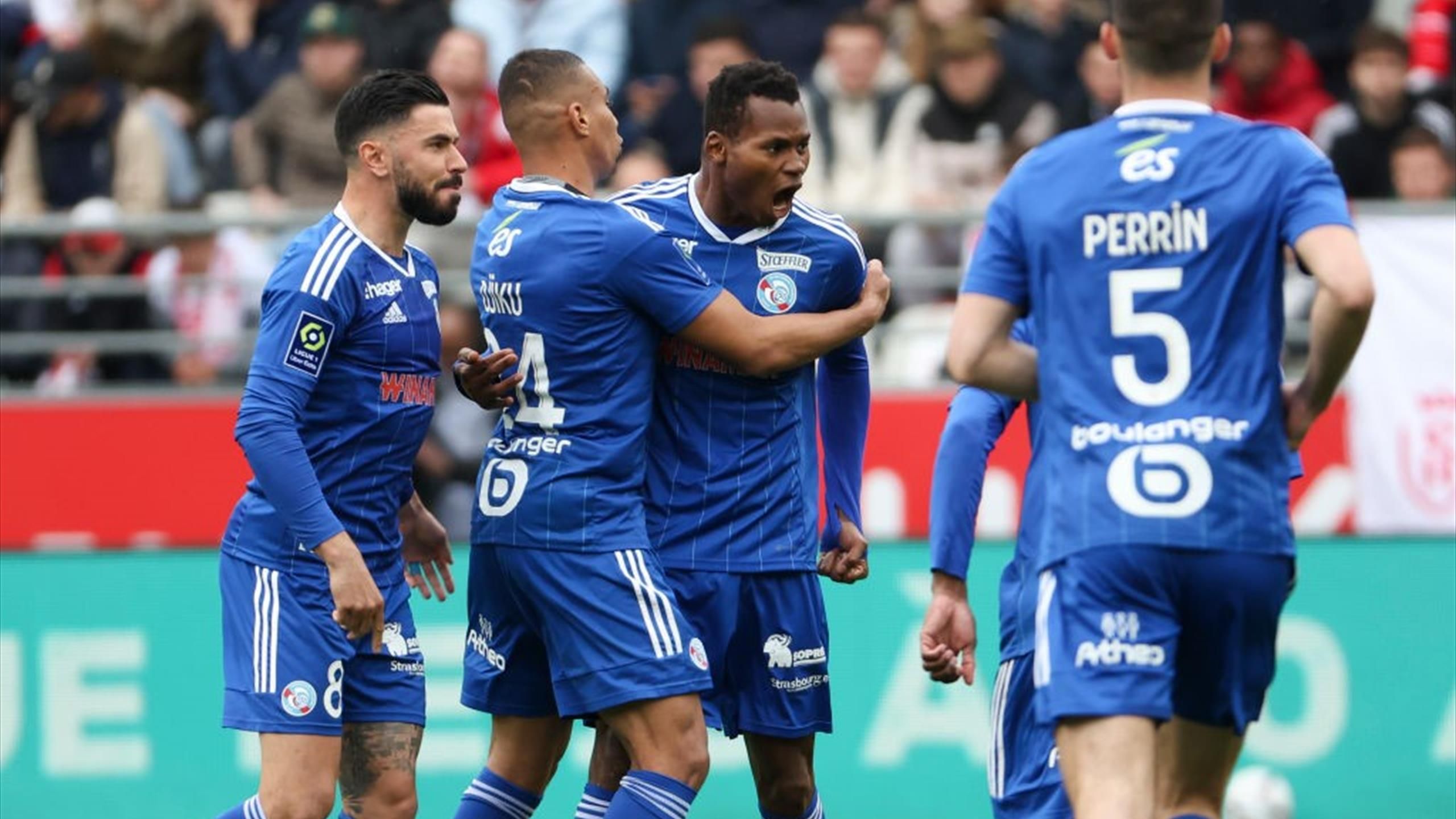 Ligue 1 - 35e journée : Strasbourg réalise un gros coup contre Nice (2-0), Habib Diallo inscrit un doublé