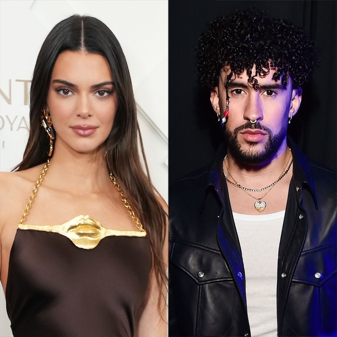 Kendall Jenner and Bad Bunny Twin During Night Out at Lakers Game