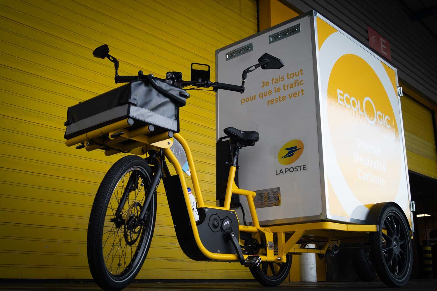 Vélos-cargos électriques : La Poste booste sa flotte