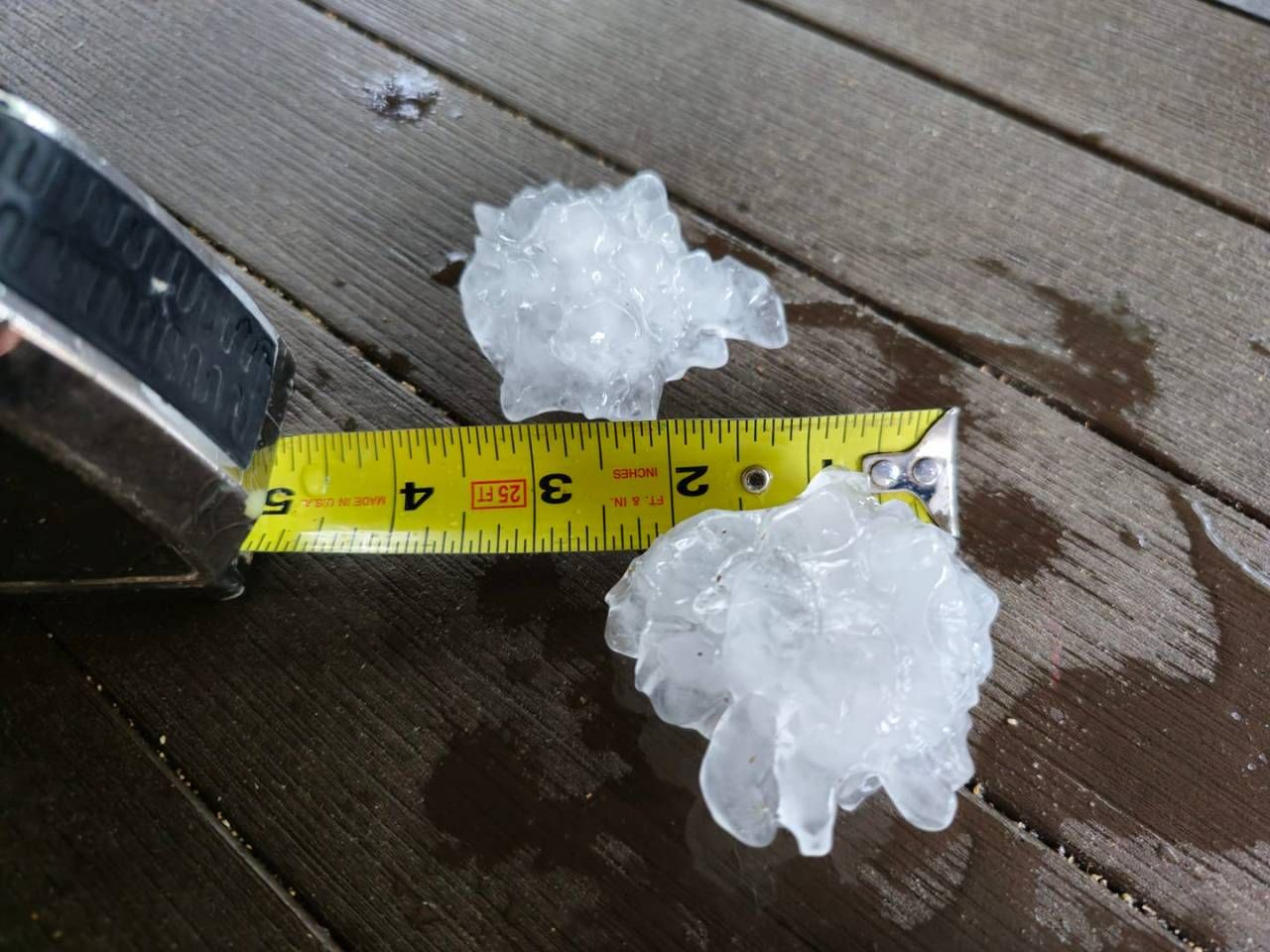 Hail hits St. Charles County, some close to golf-ball size