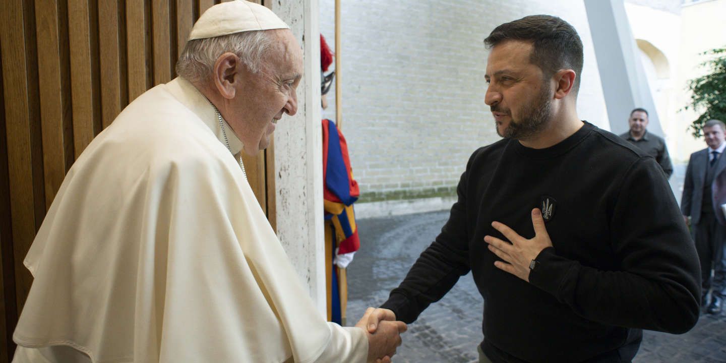 Guerre en Ukraine, en direct : Volodymyr Zelensky rencontre le pape au Vatican