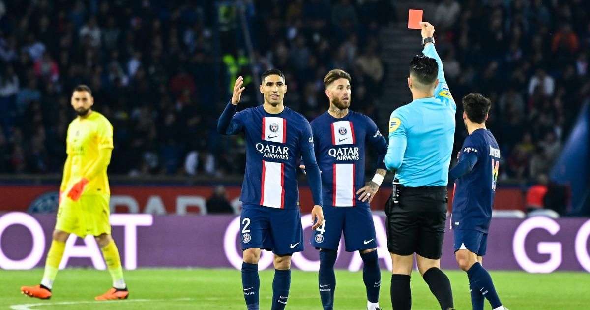 "C'est ça la France !" : Hakimi enrage après son expulsion lors de PSG-Ajaccio (vidéo)