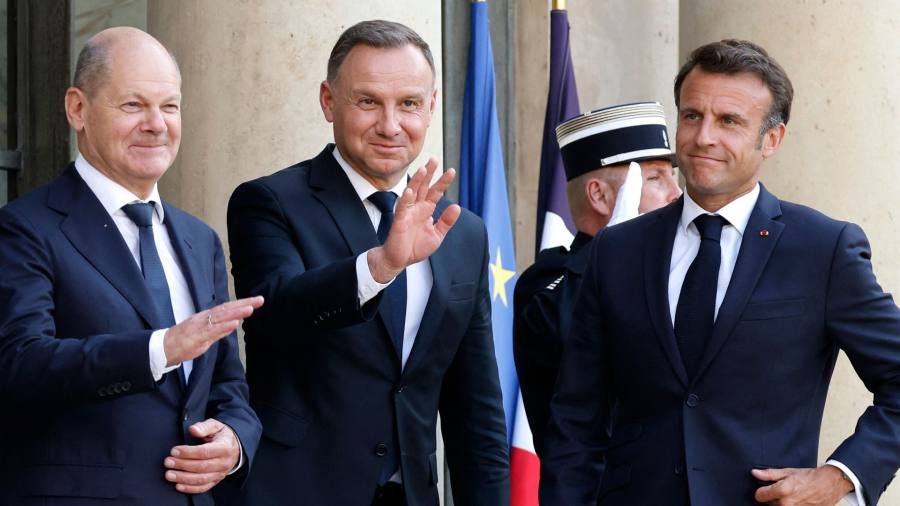 France, Germany and Poland vow long-term support for Ukraine