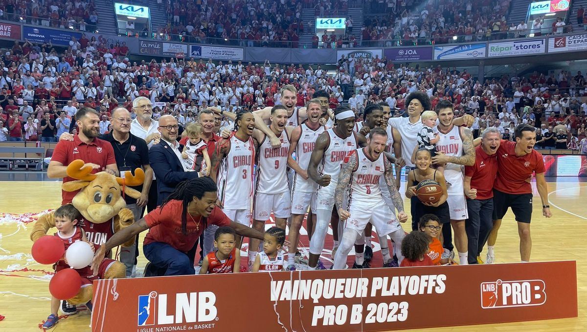 Basket - L'Elan Chalon retrouve l'élite après sa victoire contre Champagne Basket !