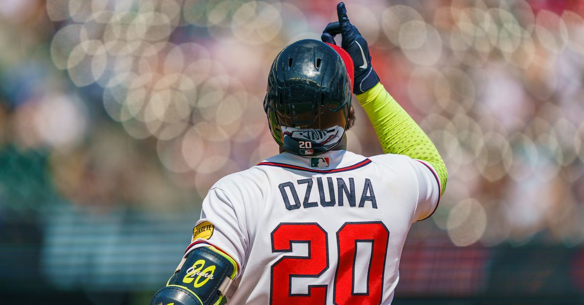 Tests negative, Marcell Ozuna day-to-day after hit by pitch