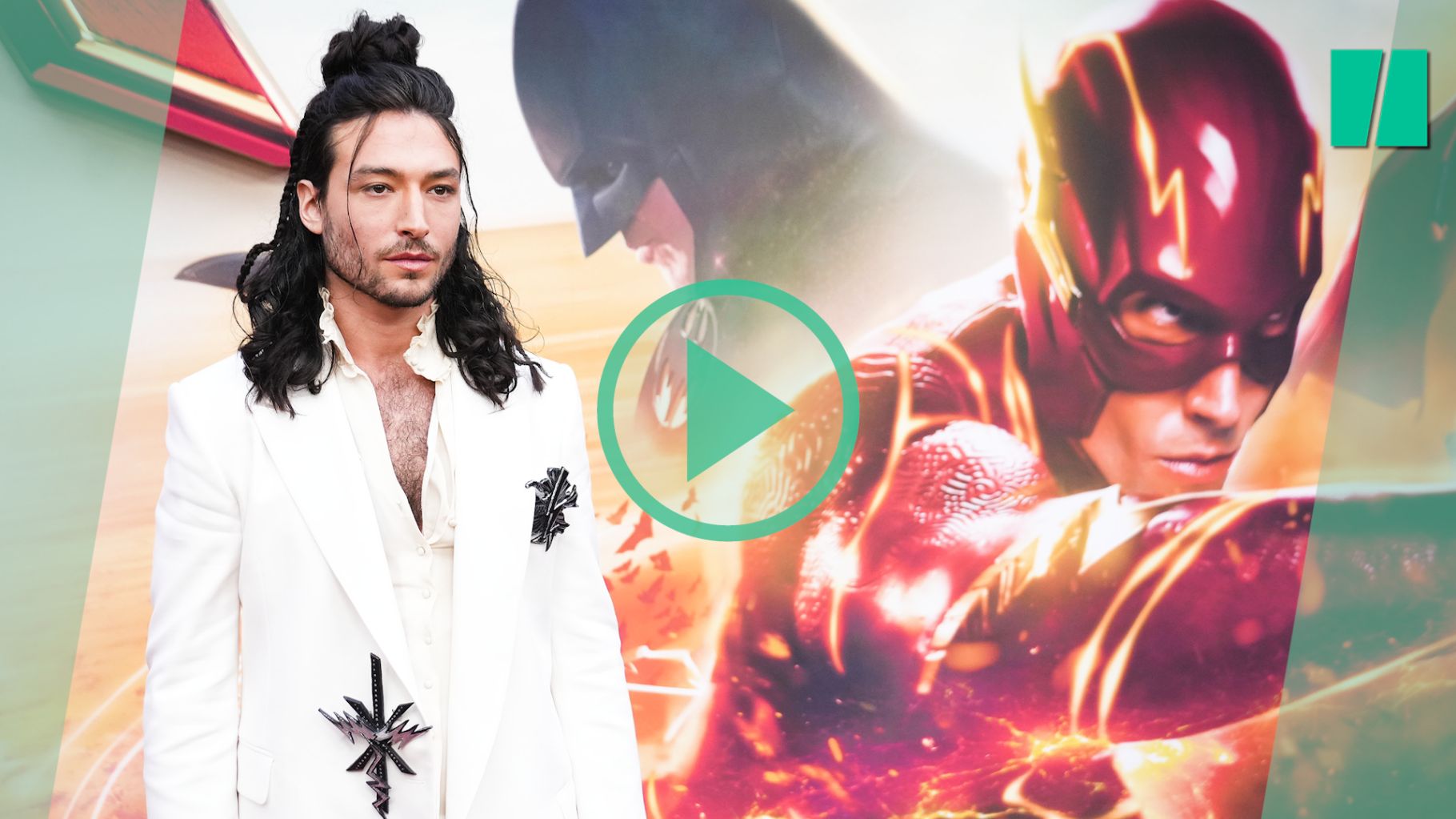 Ezra Miller était à l’avant-première de " The Flash " après deux ans sans apparition publique