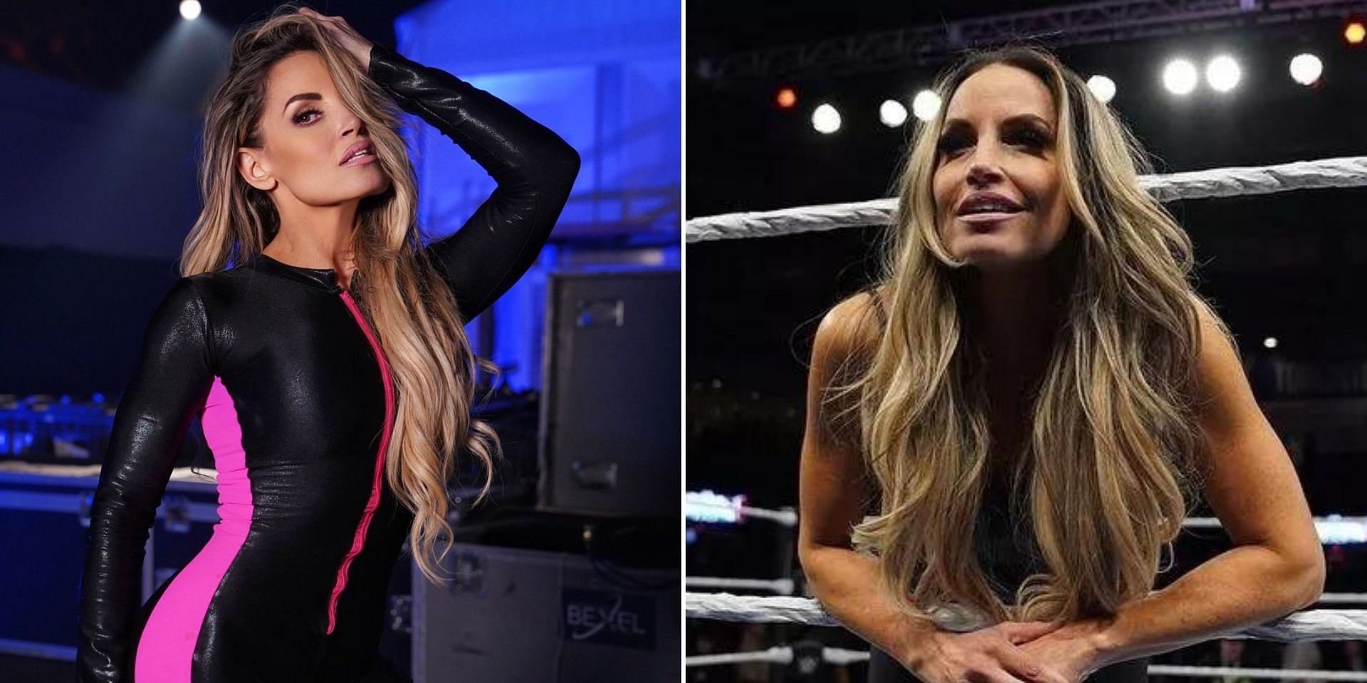 29-year-old WWE star says she doesn’t know whose idea it was to pair her with Trish Stratus