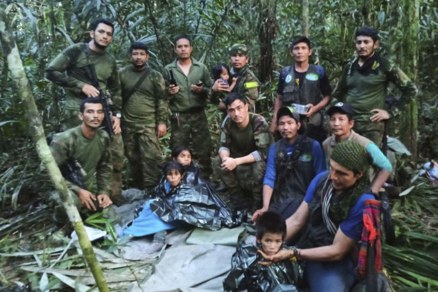 En Colombie, nouvelles images du sauvetage des quatre enfants perdus dans la jungle