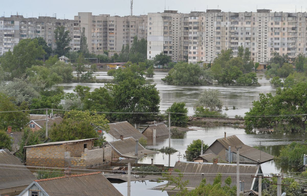 Guerre en Ukraine : Une maison-œuvre d’art emblématique détruite dans les inondations du barrage de Kakhovka