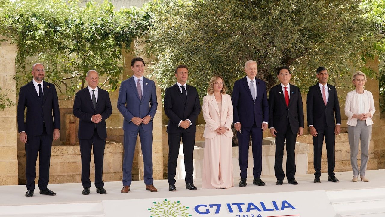 G7峰會意大利登場 外媒：梅洛尼與6「跛腳鴨」領袖