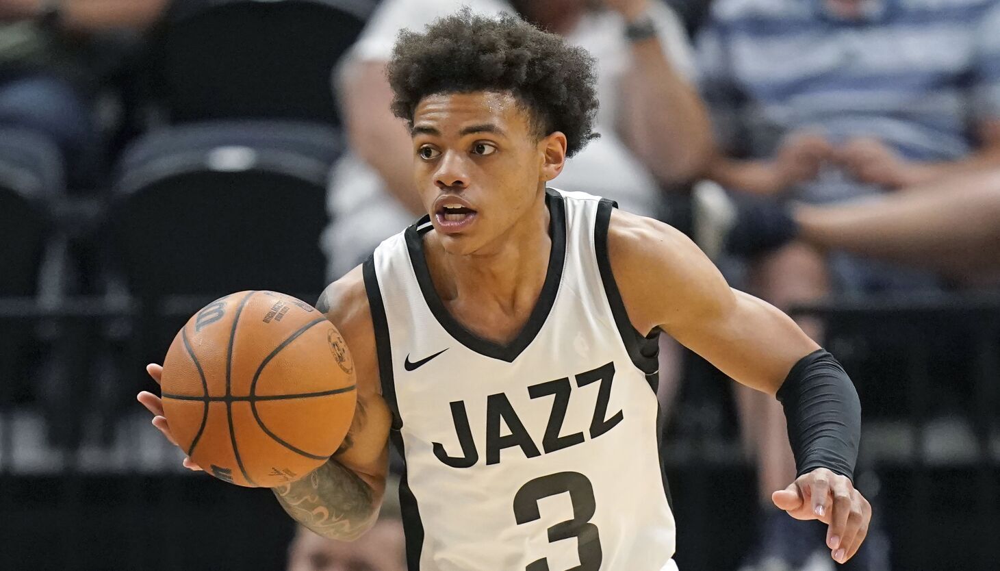 Keyonte George suffers ankle injury during Utah Jazz game at Las Vegas Summer League