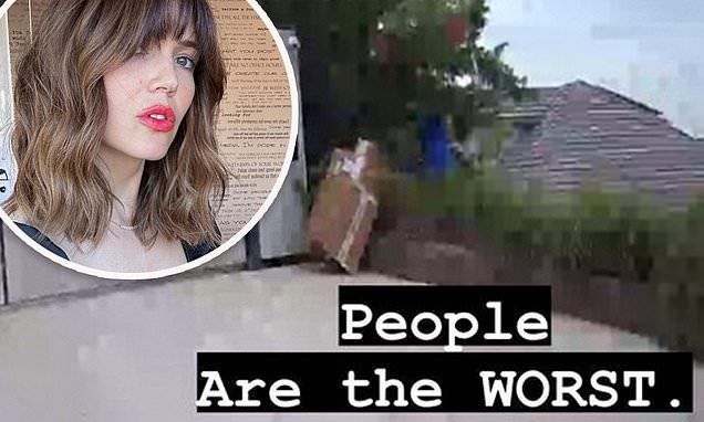 Mandy Moore BLASTS porch pirate she caught on security camera stealing her CYBEX stroller