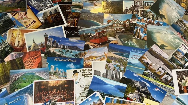 She’s sent postcards to herself for over 40 years. Here’s what she’s learned