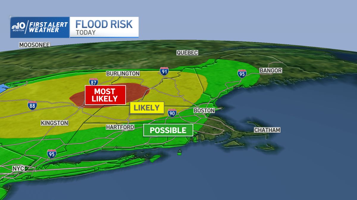 New England weather: More rain expected in Vermont, Boston area