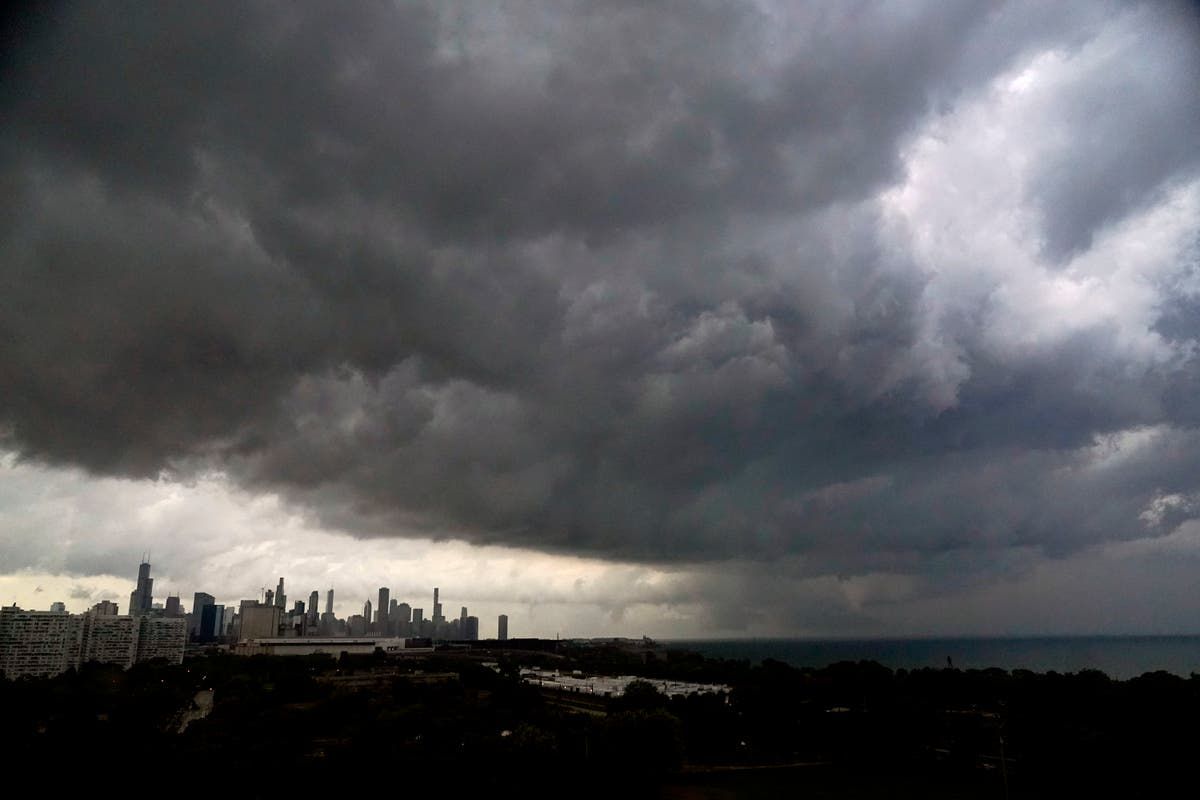 Rare Chicago tornadoes cause widespread damage as video shows thousands sheltering in O’Hare airport