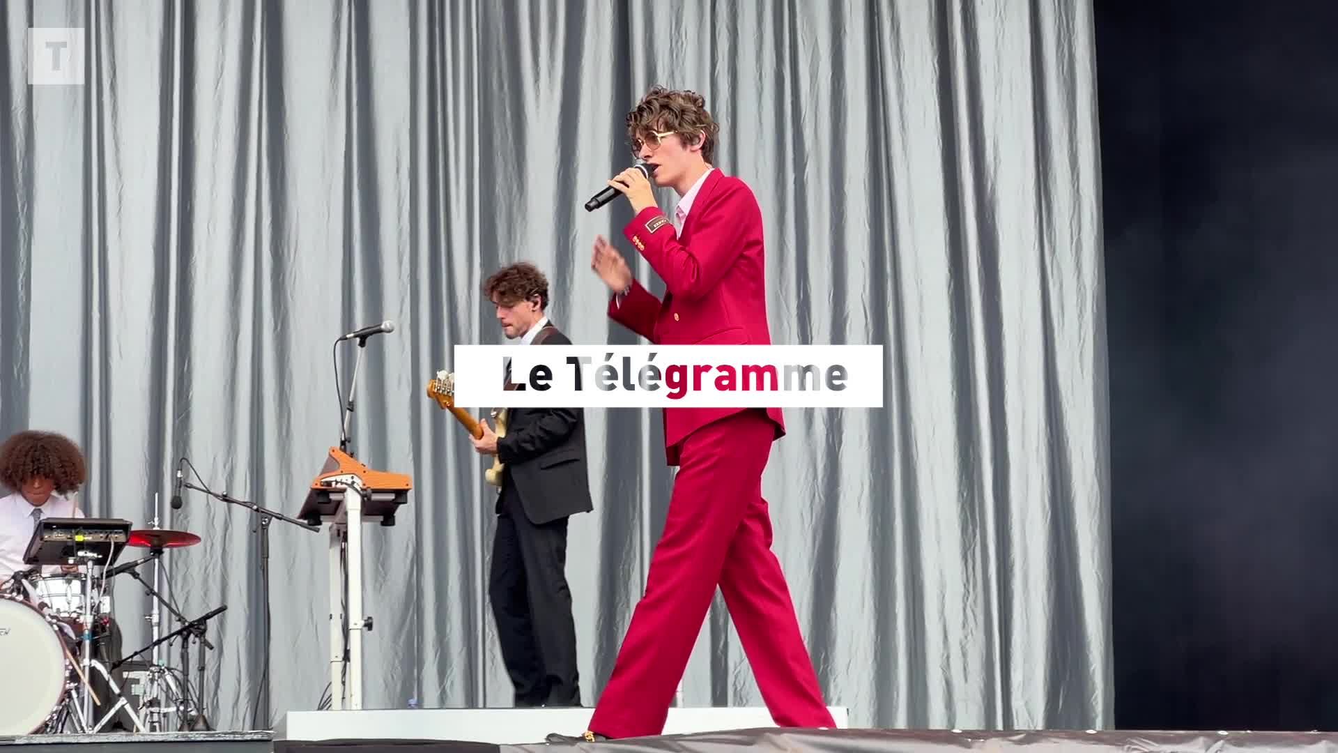 Aux Vieilles Charrues, Pierre de Maere ouvre le festival en super star [Vidéo]