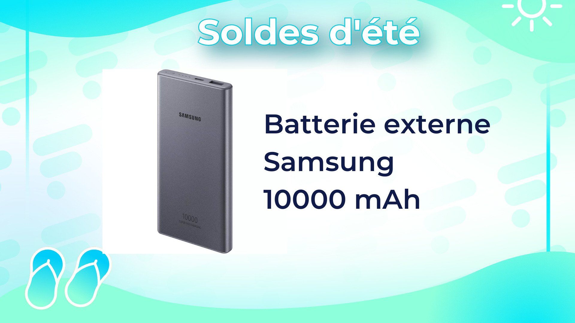 À seulement 10 euros, cette batterie externe Samsung peut devenir un excellent compagnon de voyage