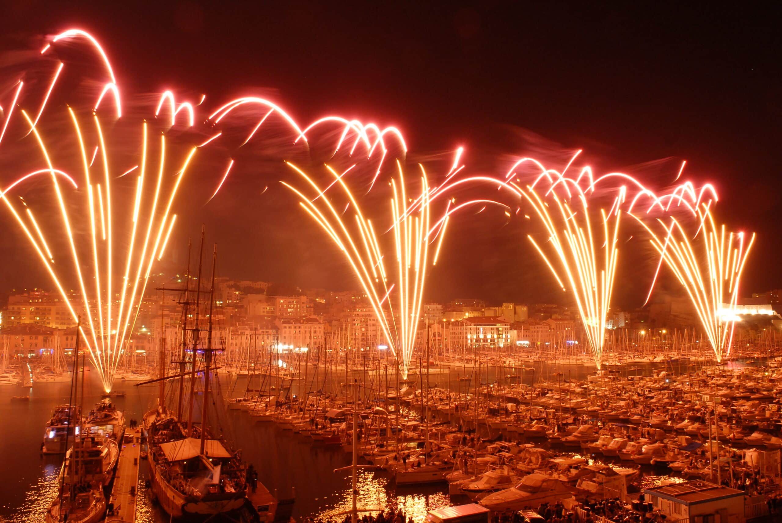 La programmation des feux d'artifice à Marseille et en Provence ces 13 et 14 juillet