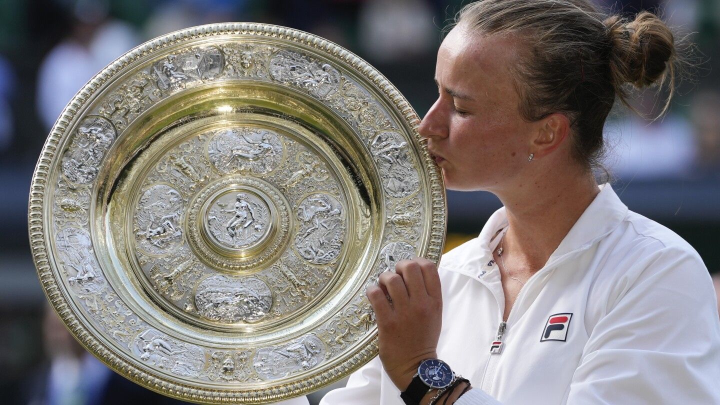 Barbora Krejcikova wins Wimbledon for 2nd Grand Slam trophy