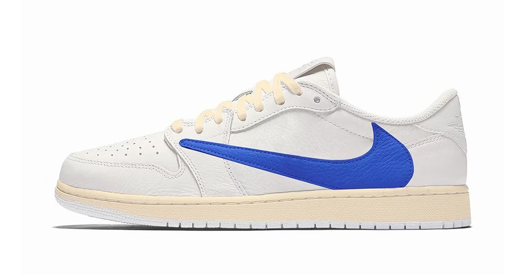 Travis Scott x fragment design x Air Jordan 1 Low 最新三方聯名鞋款有望展開發售