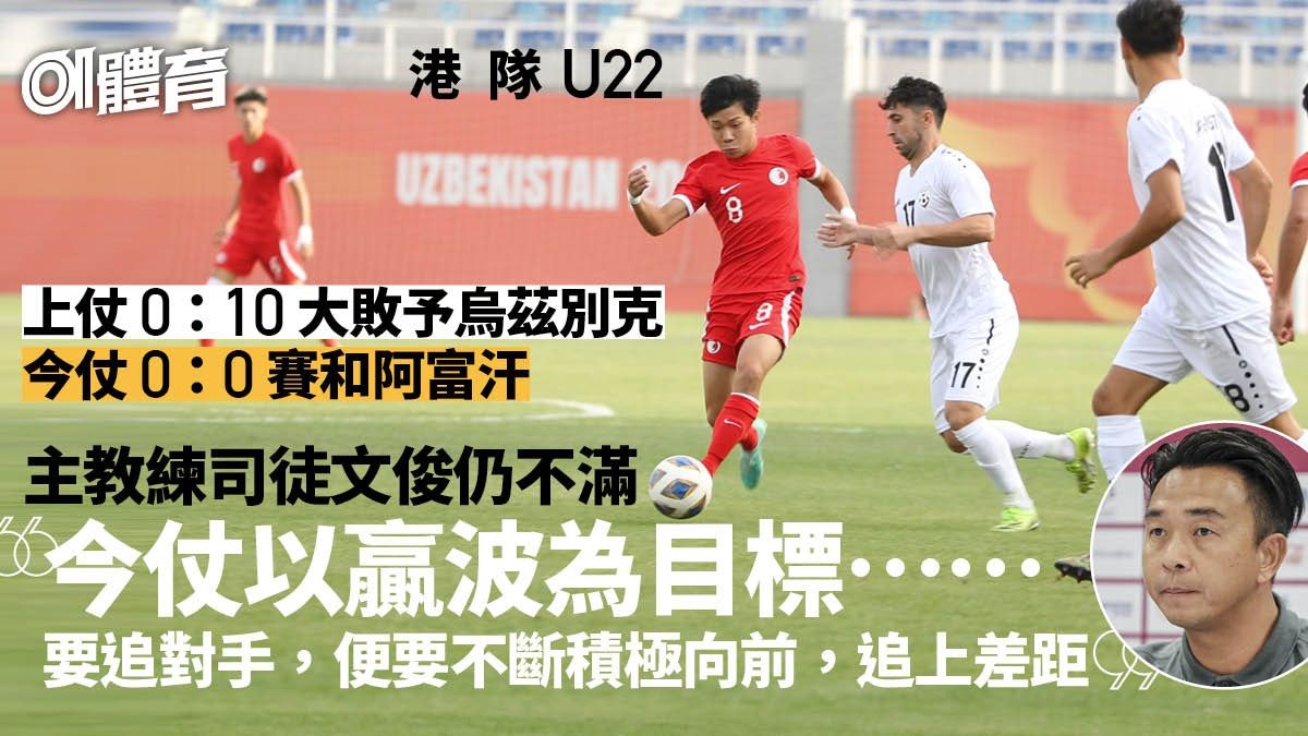 U23亞洲盃外圍賽︱香港0：0賽和阿富汗 避免失球難逃包尾出局