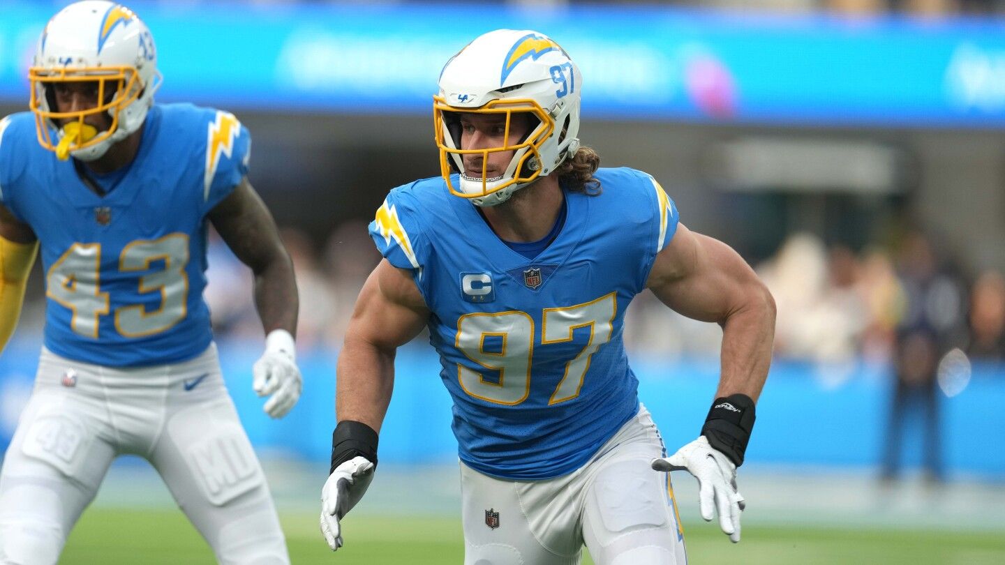 Hamstring injury keeps Joey Bosa out of practice