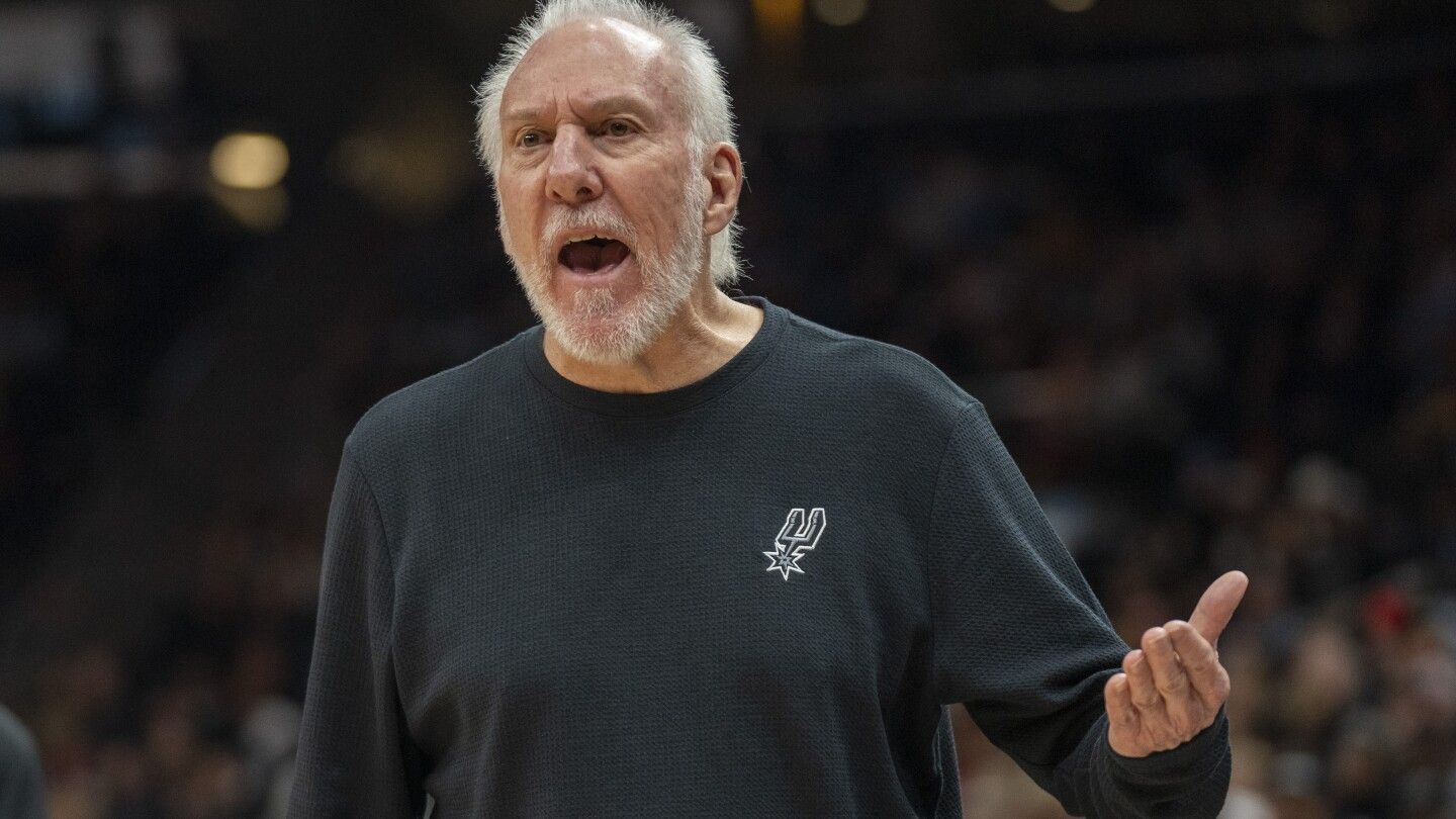 Spurs coach Gregg Popovich had a stroke earlier this month