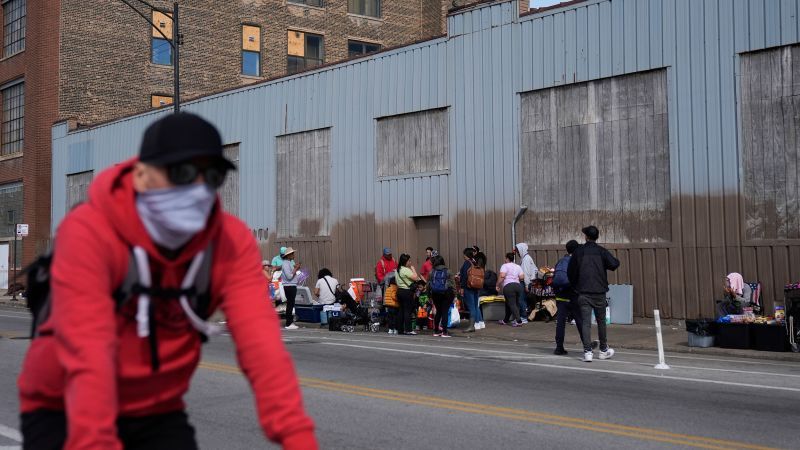 All eligible people at Chicago migrant shelter have been vaccinated for measles in ‘unprecedented operation’