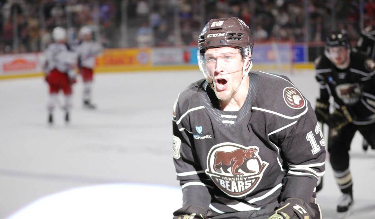 Hershey Bears push Hartford Wolf Pack to the brink of elimination with hard-hitting 4-2 win on home ice